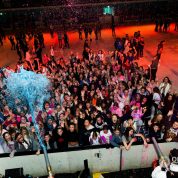 UV paint party on ice