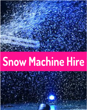 Artificial snow machine supply