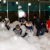 Ice rink foam parties